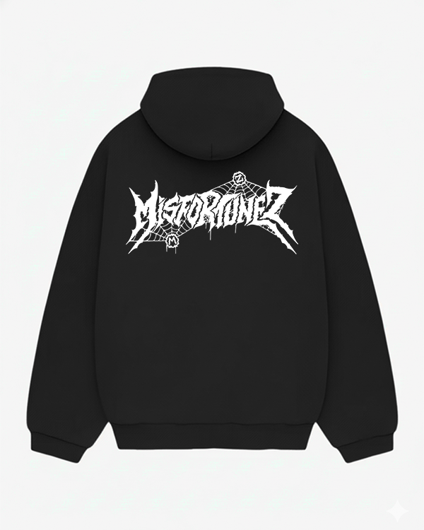 Misfortuner Hoodie | Edgy Graphic Streetwear & Tees