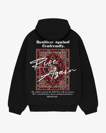 Rise Oversized Again Hoodie - Premium Cotton Comfort