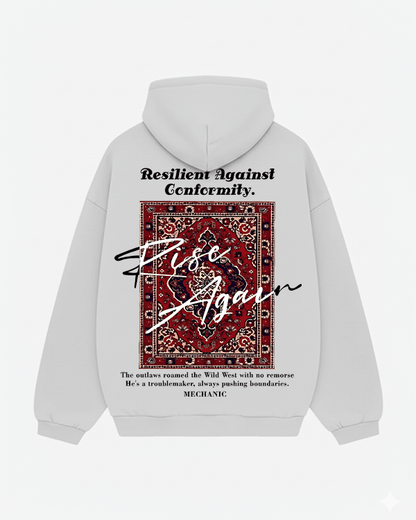 Rise Oversized Again Hoodie - Premium Cotton Comfort - Trekzs