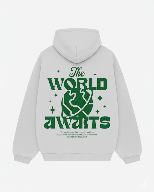 World Awaits Hoodie - Trekzs